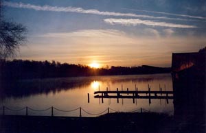 Sonnenaufgang am Salemer See